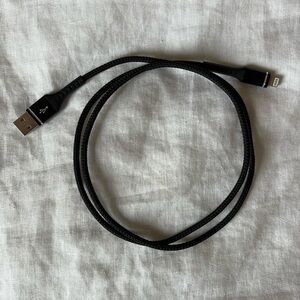 Black Braided Lightning Cable for iPhone